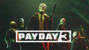 The payday 3 logo with high graphics settings.