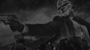 Keywords: image, man holding gun 

Description: A monochrome picture featuring a male individual with a firearm.