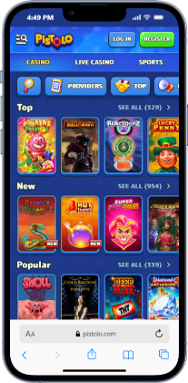 Pistolo online casino Canada