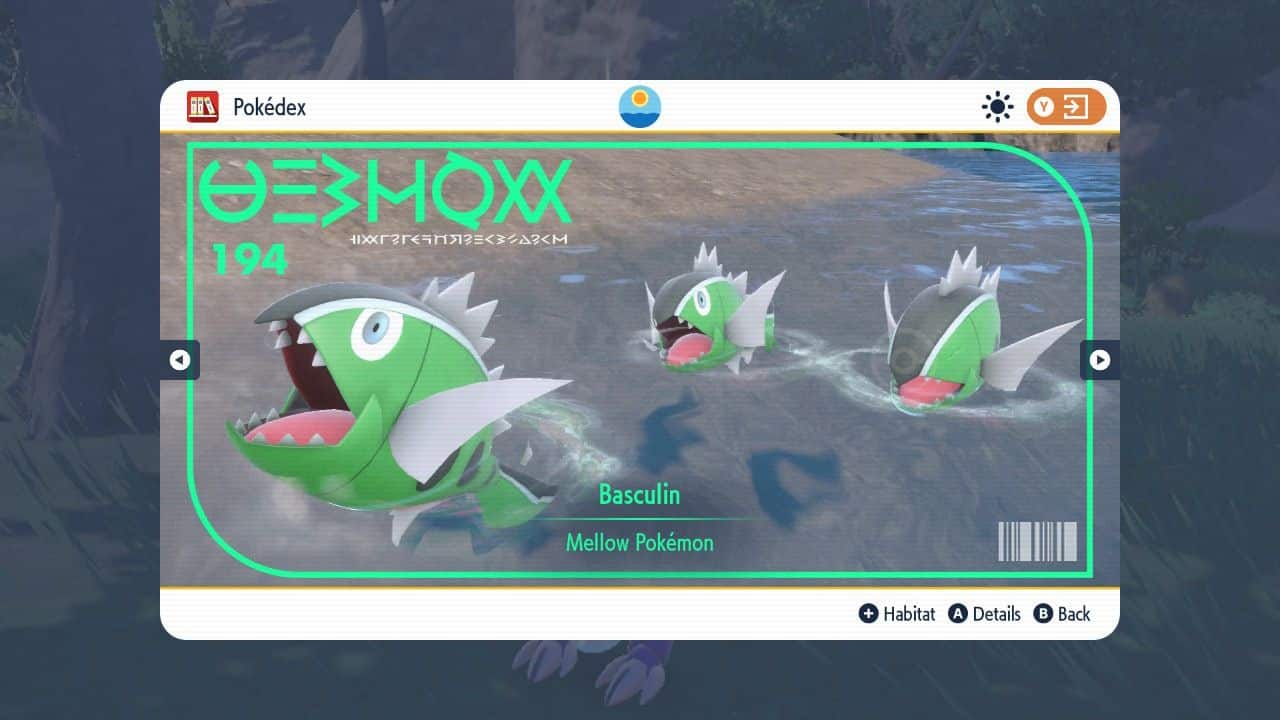 How to evolve Basculin into Basculegion in Pokemon Scarlet and Violet Teal Mask DLC