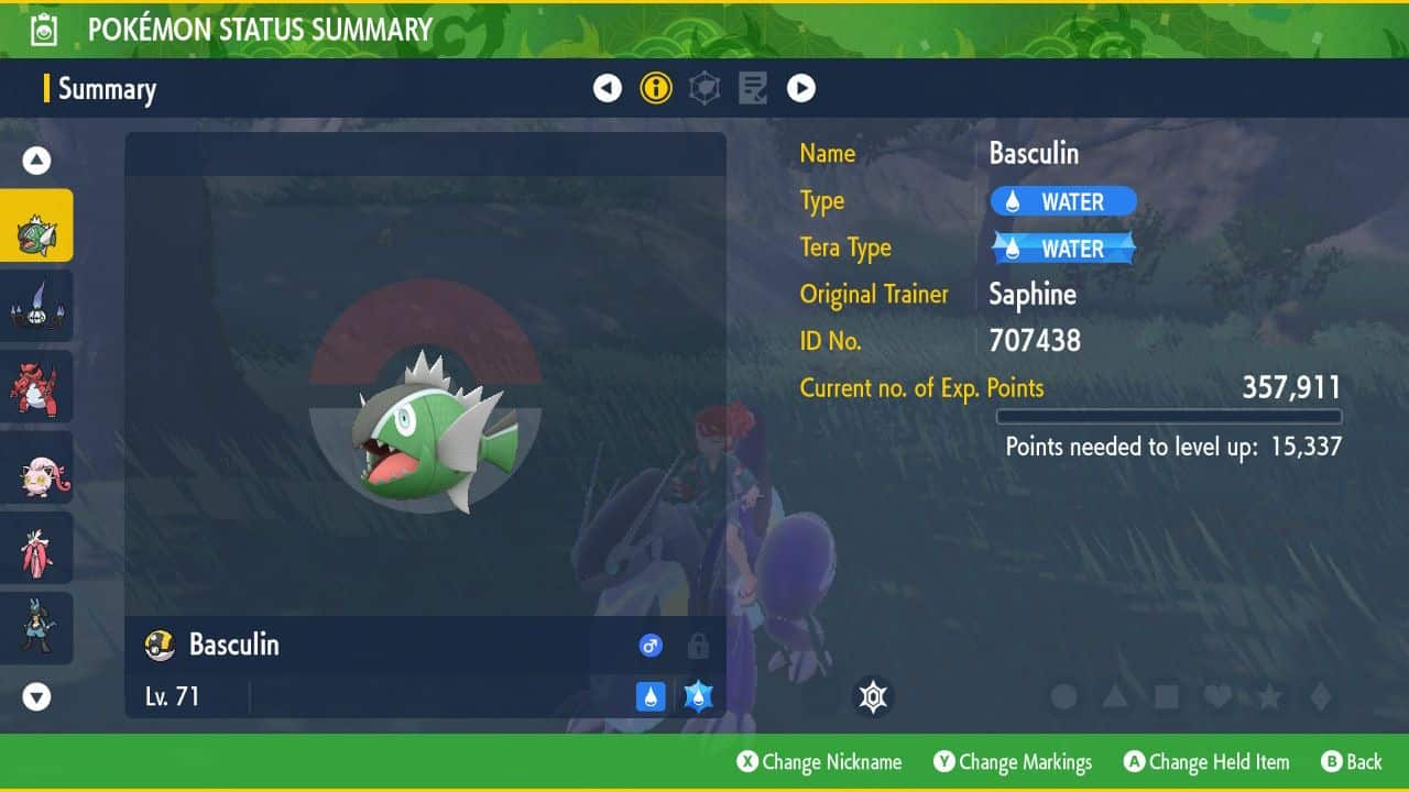 Pokemon-Scarlet-And-Violet-Evolve-Basculin-Basculin-Summary-Page