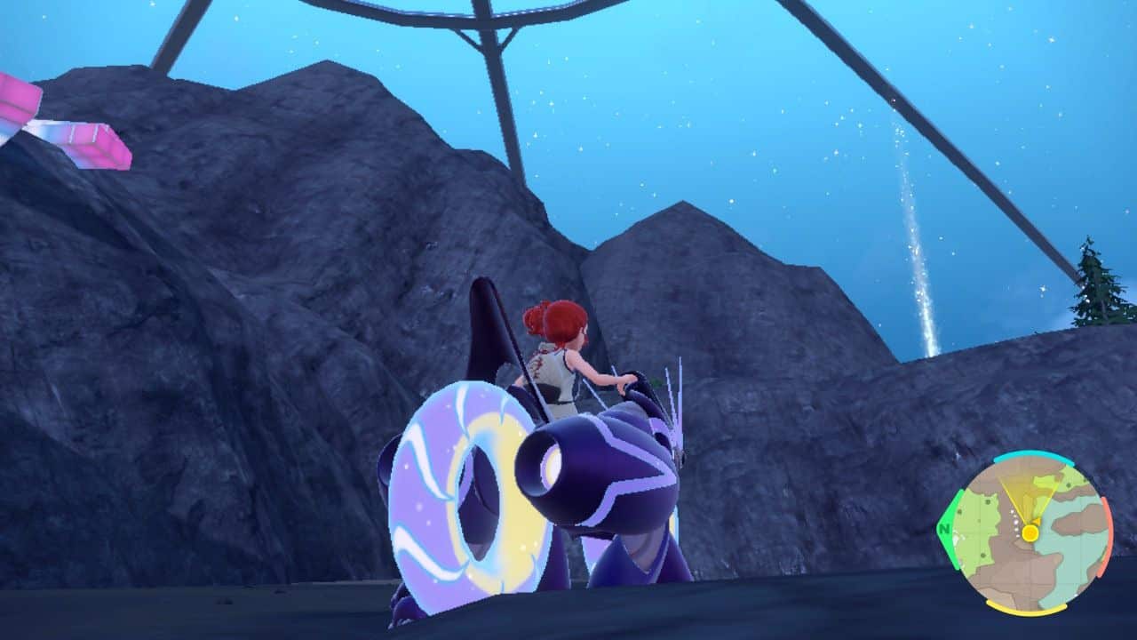 Pokemon-Scarlet-Violet-Change-Time-of-Day-Player-In-Terarium-At-Night