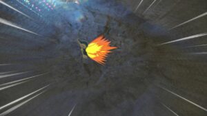 Pokemon-Scarlet-Violet-Indigo-Disk-Catch-Cyndaquil-Pokemon-Standing-In-Cave