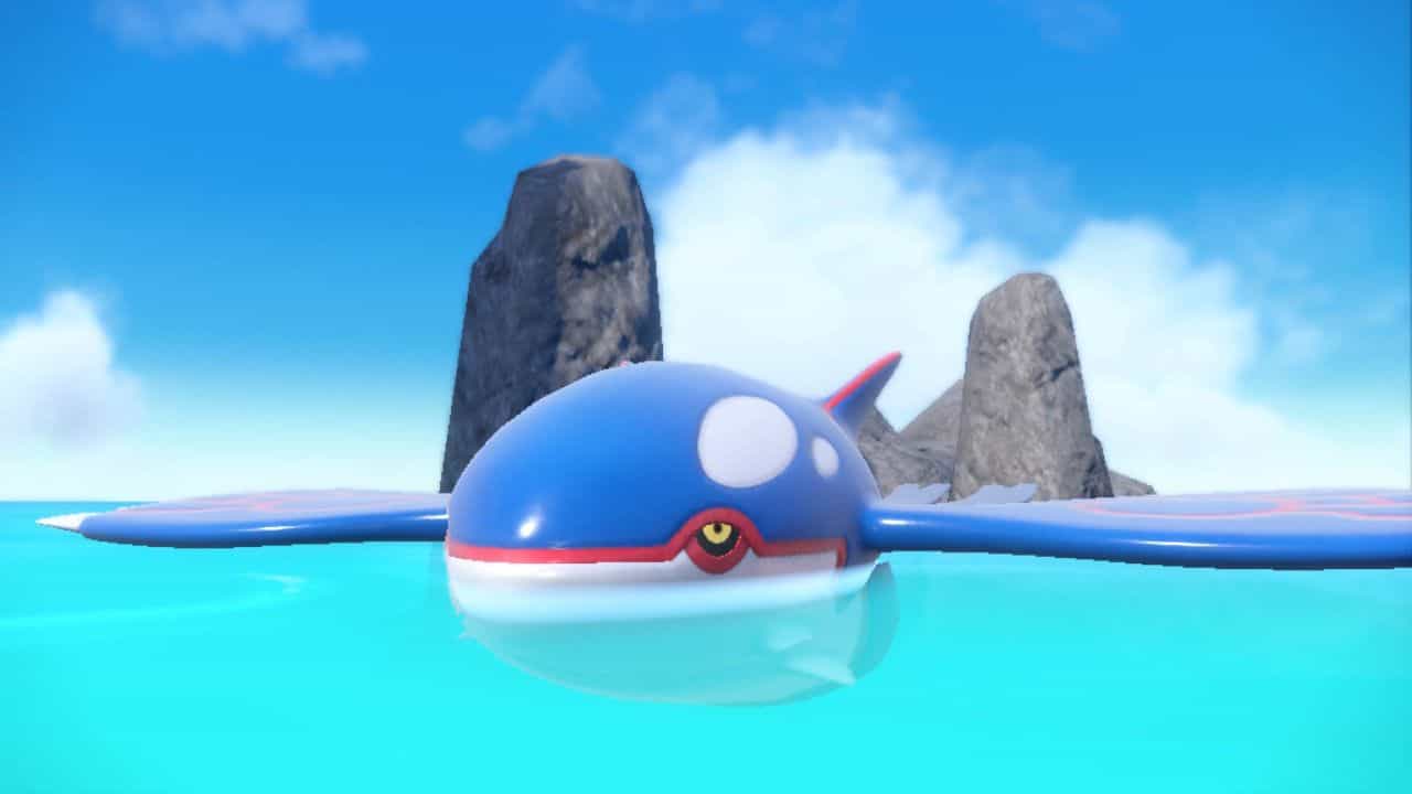 How to catch Kyogre in Pokemon Indigo Disk – Location, level, and more