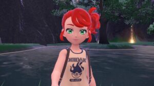 Pokemon-Scarlet-Violet-Indigo-Disk-Catch-Latios-Player-Standing-Near-Lake