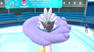 Pokemon-Scarlet-Violet-Indigo-Disk-Catch-Raging-Bolt-Pokemon-Battling-At-Academy