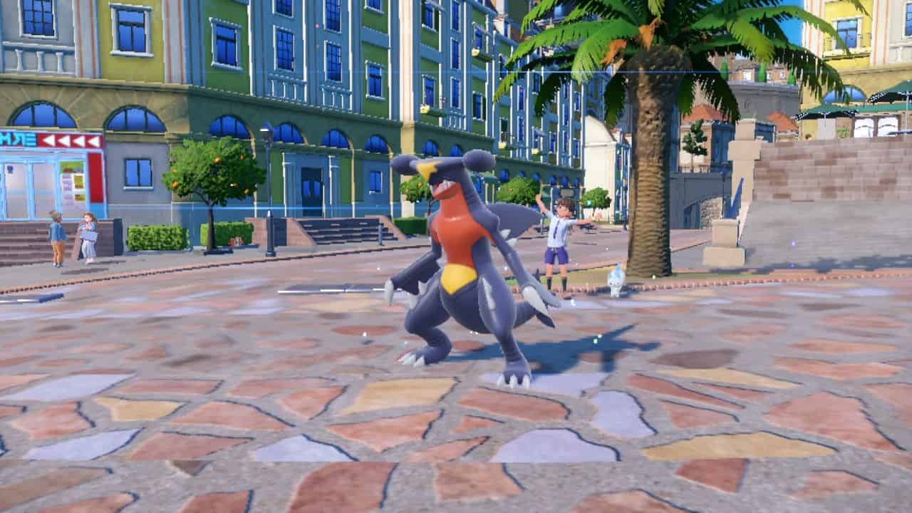 Pokemon-Scarlet-and-Violet-Best-Garchomp-In-Mesagoza