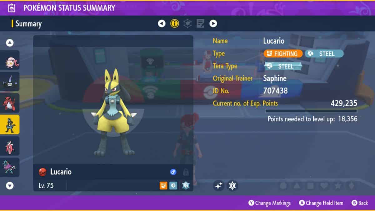 Pokemon-Scarlet-and-Violet-Get-Shiny-Lucario-In-Player-Inventory