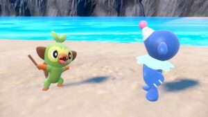 Pokemon-Scarlet-and-Violet-Indigo-Disk-DLC-All-Starters-Grookey-Popplio