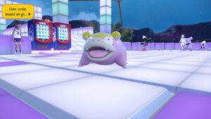 Pokemon-Scarlet-and-Violet-Indigo-Disk-Evolve-Galarian-Slowpoke-Galarian-Slowpoke-Closeup