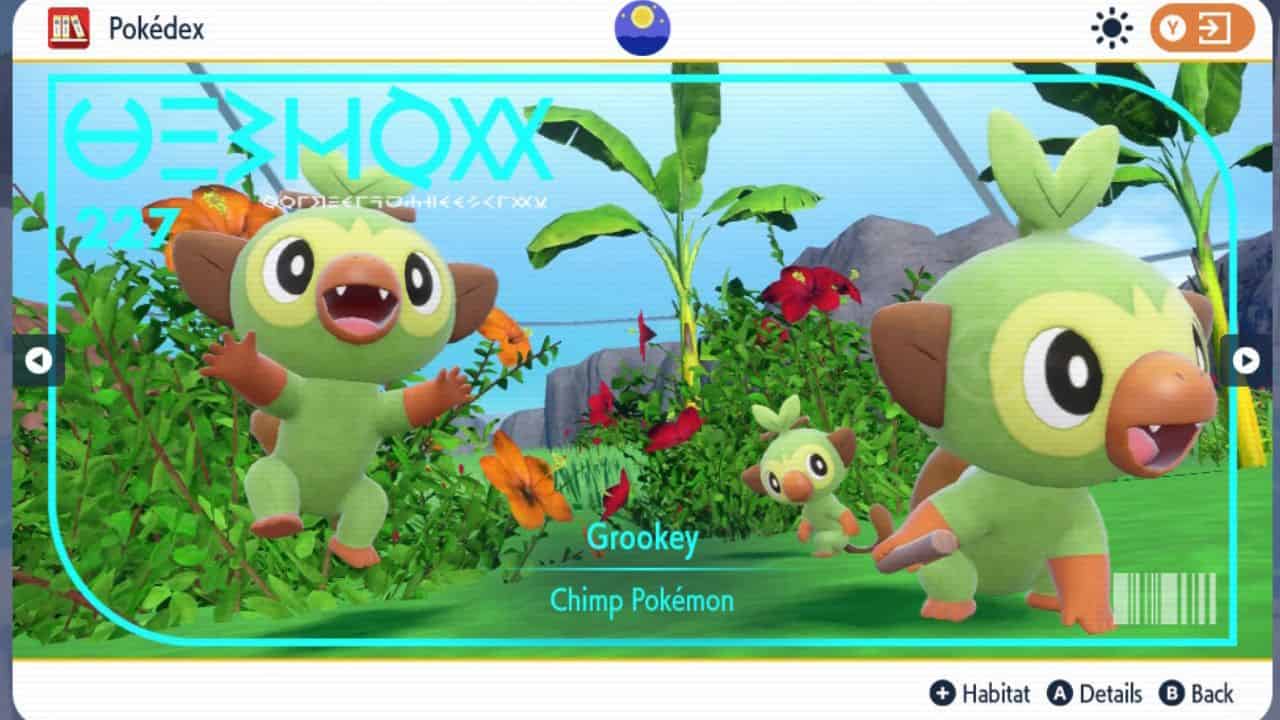 Pokemon Indigo Disk Grookey Location – How to catch and evolve Grookey