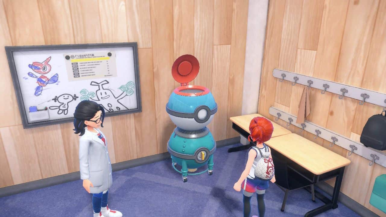 How to get and use the Item Printer in Pokemon Indigo Disk