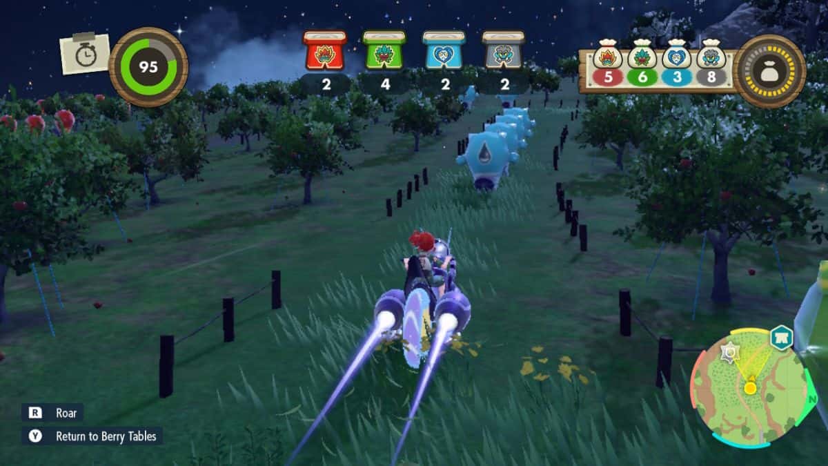 Pokemon-Scarlet-and-Violet-Teal-Mask-Shiny-Munchlax-Ogre-Oustin-Player-Playing-The-Game