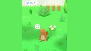 An image of a shiny pokemon in a grassy field.