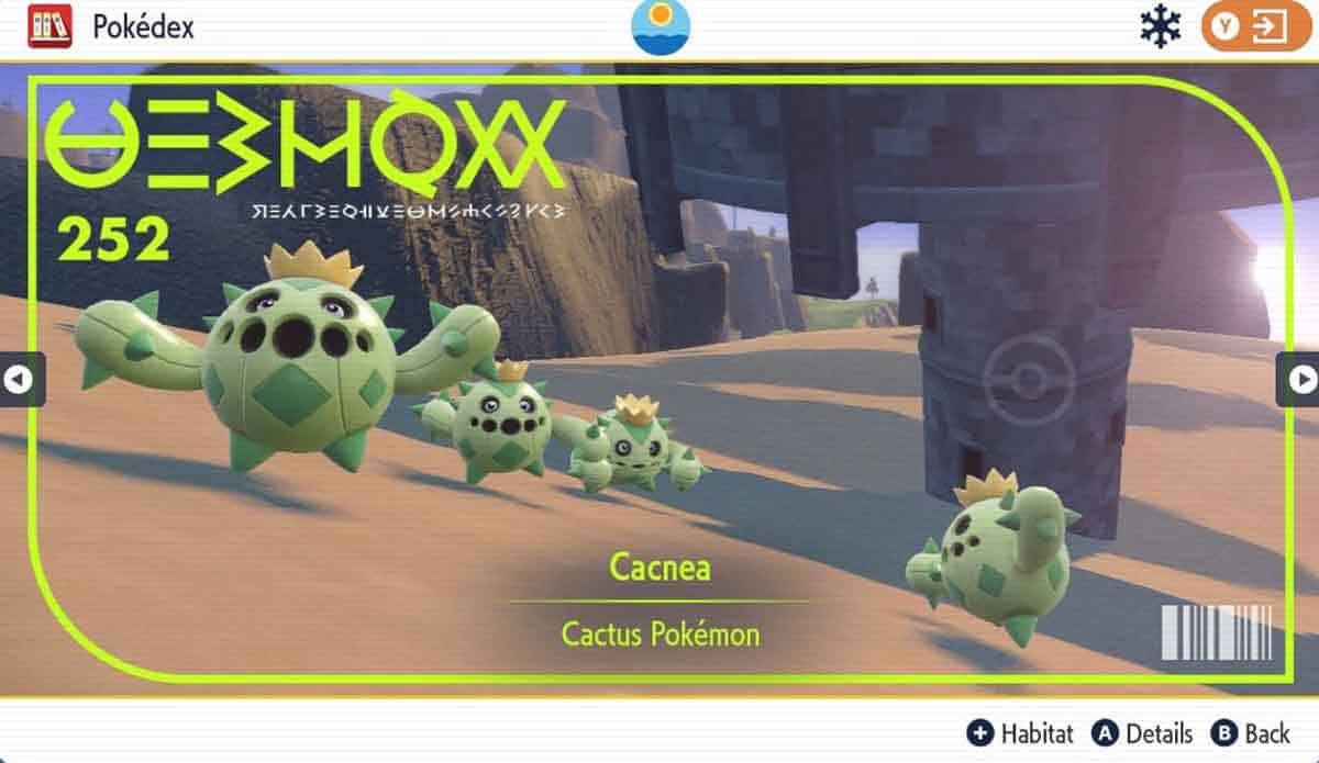 Pokemon Scarlet and Violet: How to Evolve Cacnea into Cacturne