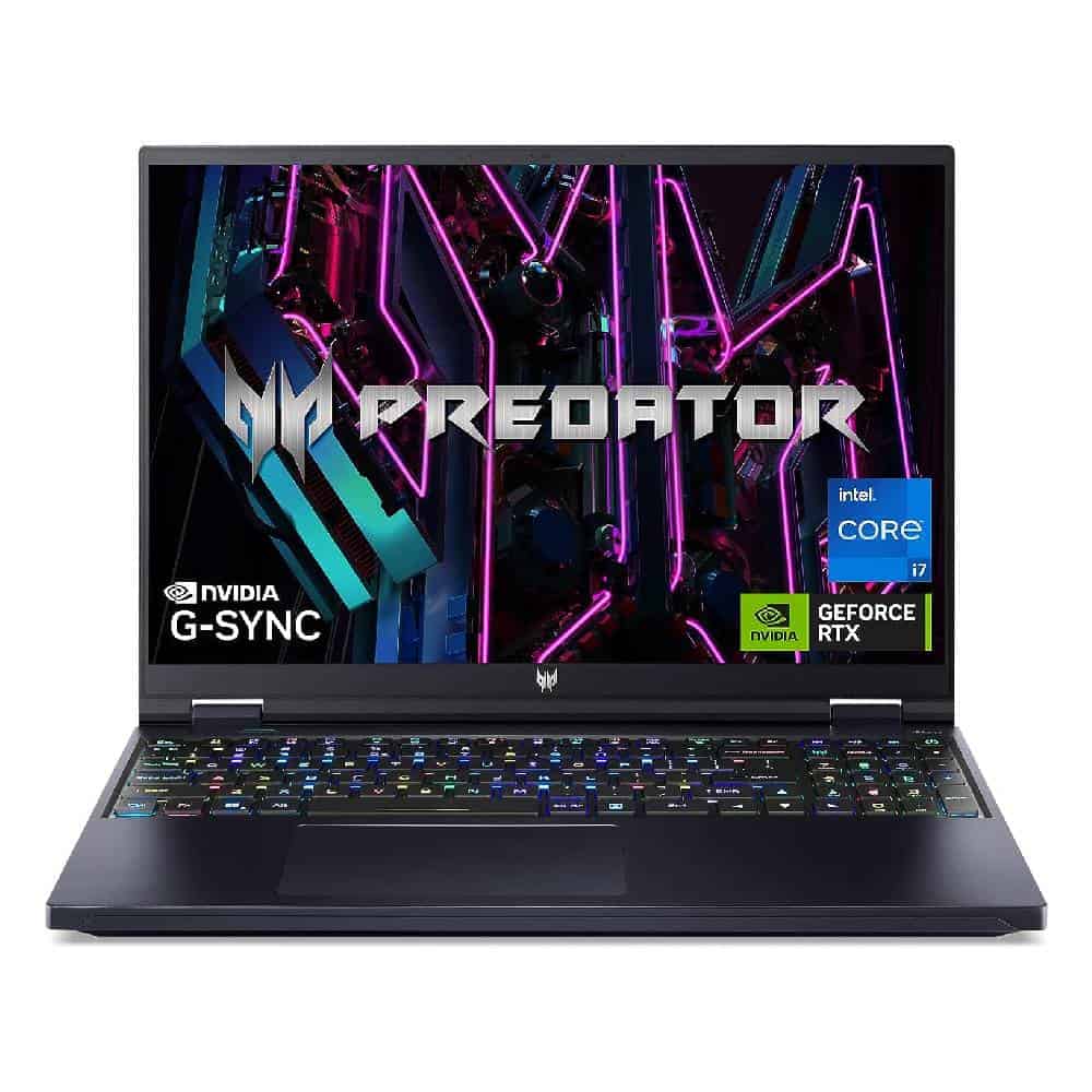 Acer Predator gaming laptop with RTX 4070.