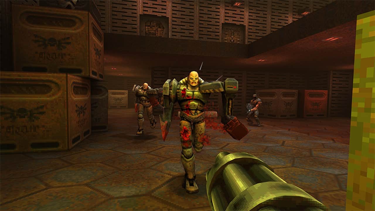 Quake 2 enhanced version contains new content, co-op mode, and deathmatch bots