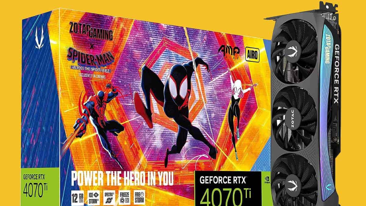 Don’t miss this RTX 4070 Ti Across the Spider-Verse deal for Black Friday
