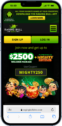 Raging Bull Casino Lobby