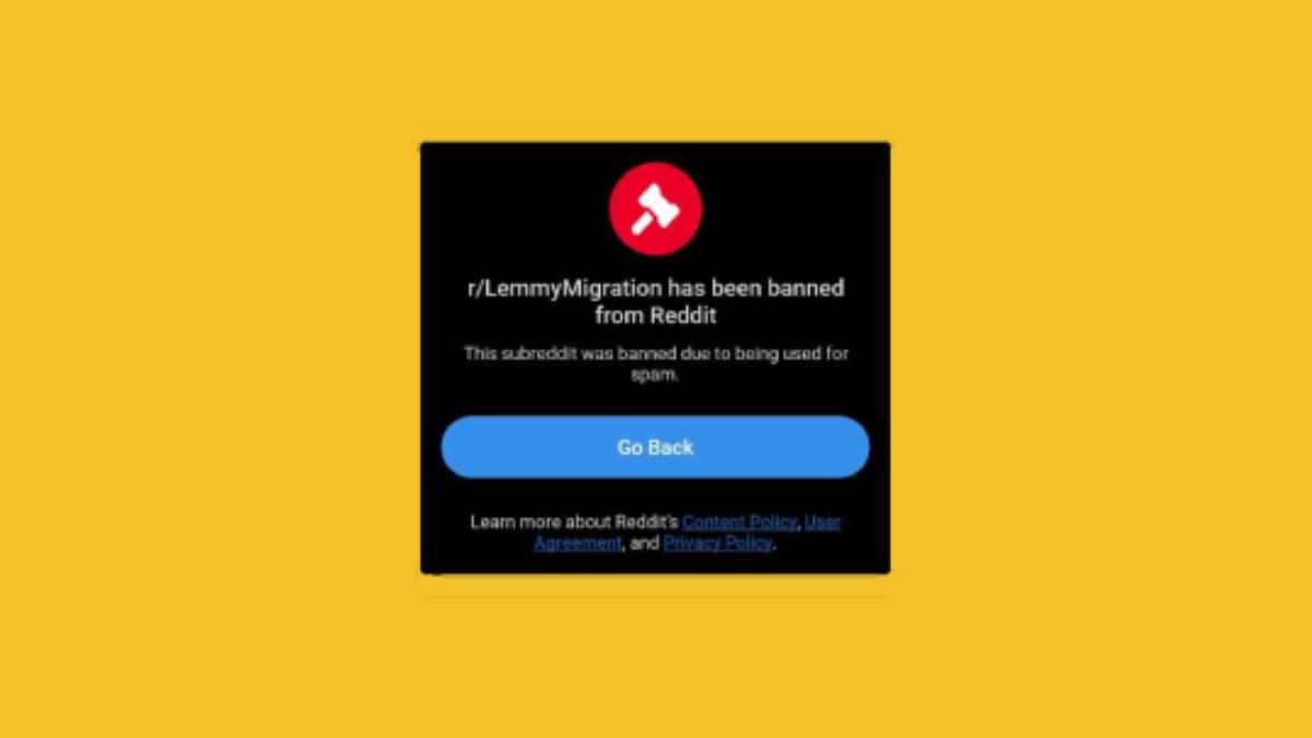 Reddit temporarily ban subreddit and user advertising rival platform