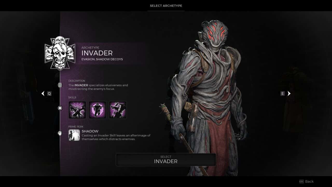 Remnant 2 Invader build: The Invader archetype