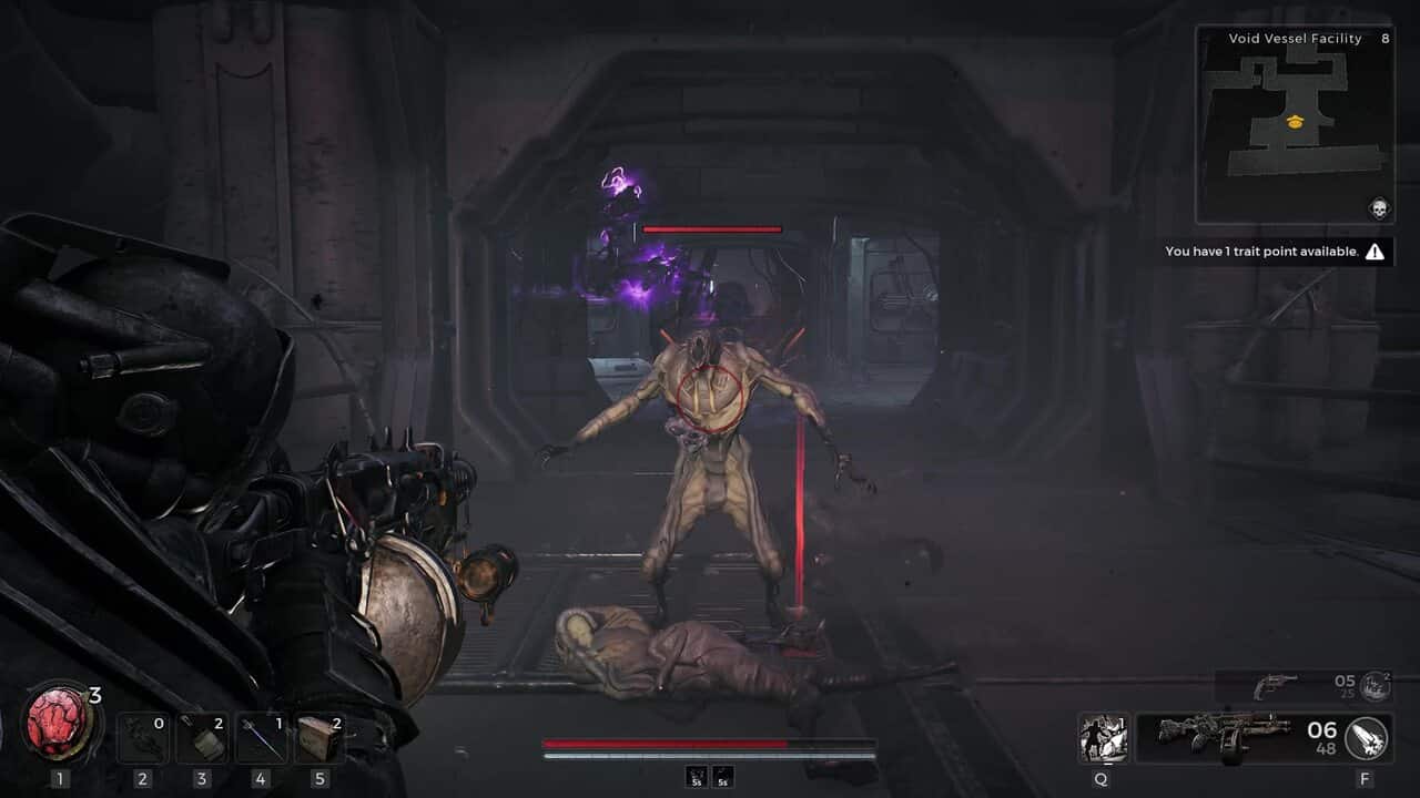 Remnant 2 best weapons: The player shooting an enemy on N'Erud.