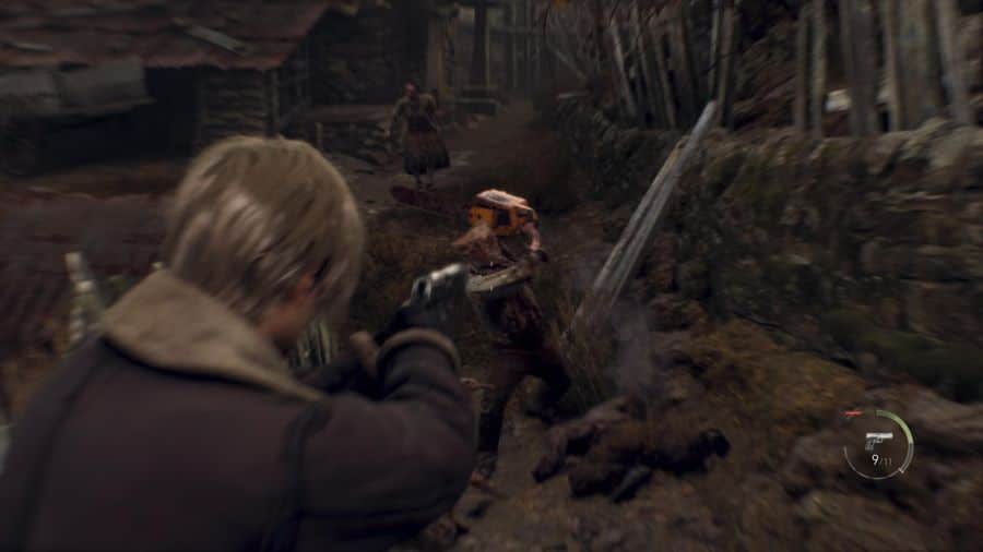 Resident Evil 4 Remake Village Chainsaw Assault
