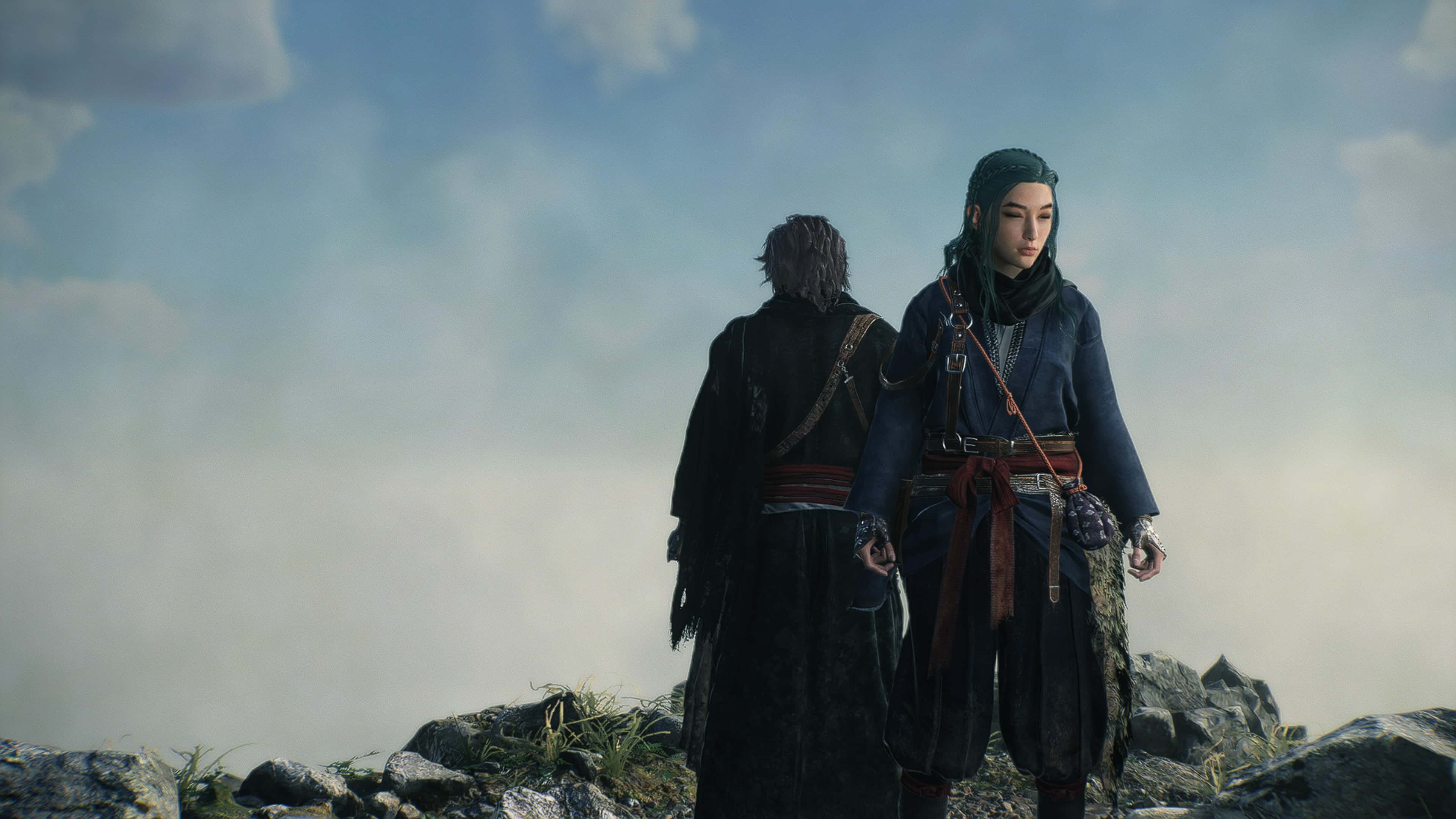 Rise of the Ronin how to change appearance - character creator shows the two characters
