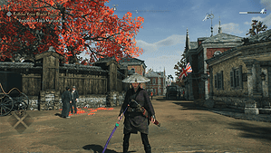 rise of the Ronin how to get silver coins - our character poses in Yokohama