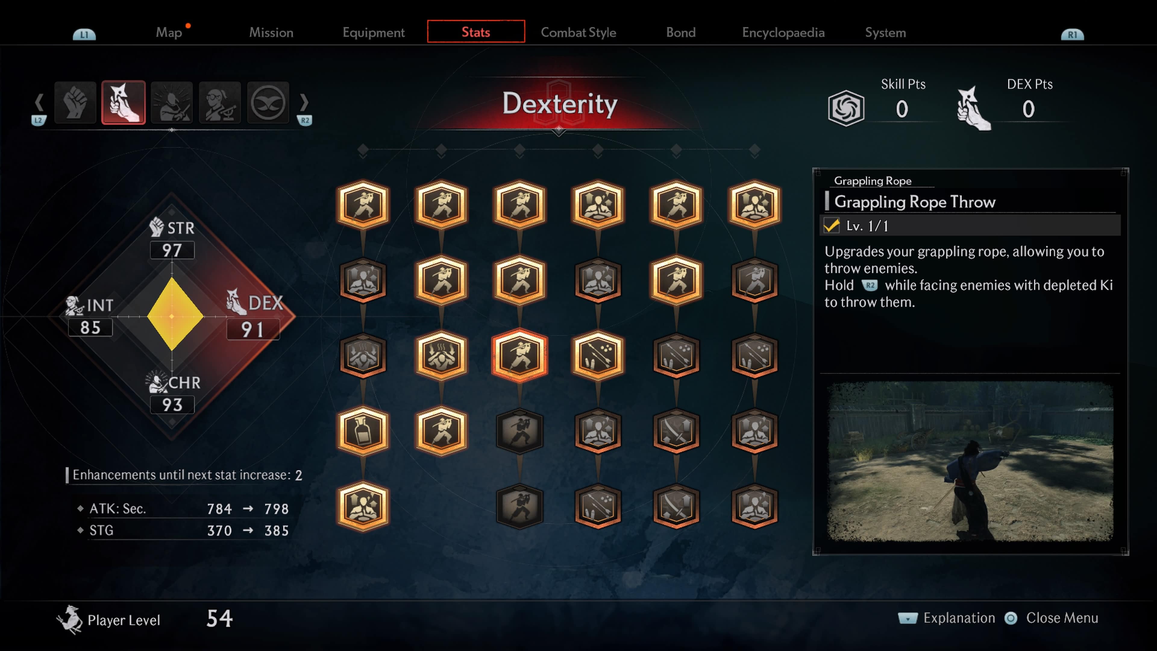 Rise of the Ronin - skill trees and how to get rare skill points