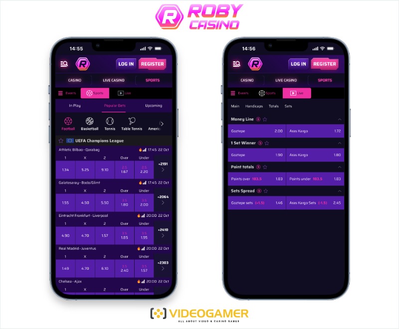 Image of Roby Casino CSGO betting site
