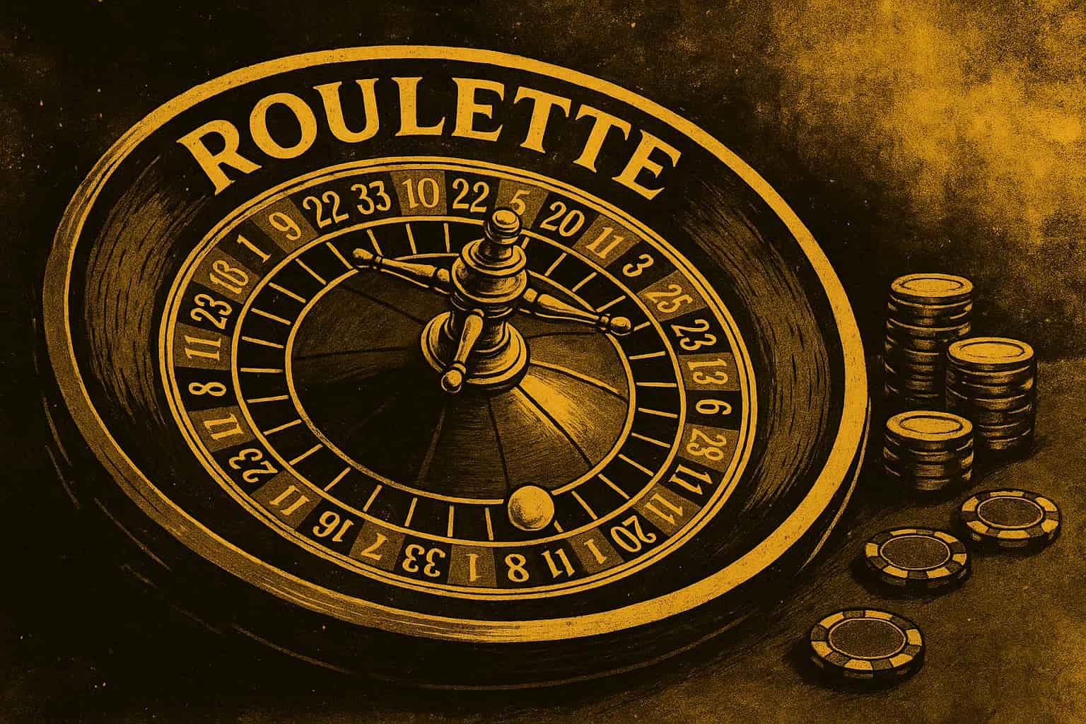 artist's depiction of a Roulette wheel