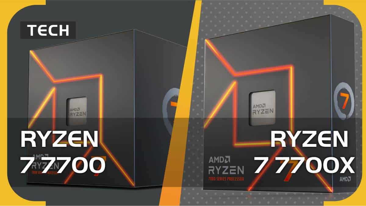 Ryzen 7 7700 vs Ryzen 7 7700X – which CPU should you go for?