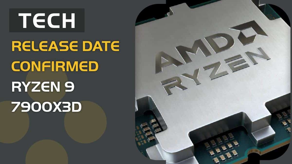 AMD Ryzen 9 7900X3D release date confirmed – it’s out today!