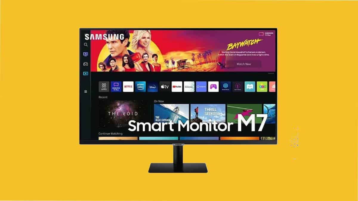 Eye-catching Amazon deal sees $100 price drop on versatile smart monitor from Samsung