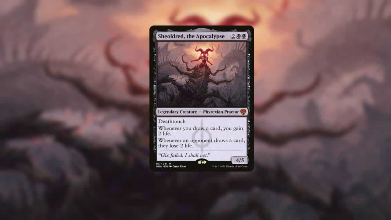 An image of a card with a demon on it, commonly used in the best standard decks.