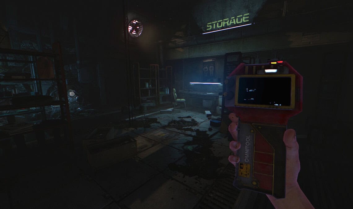 A person holds a device displaying digital information in SOMA.