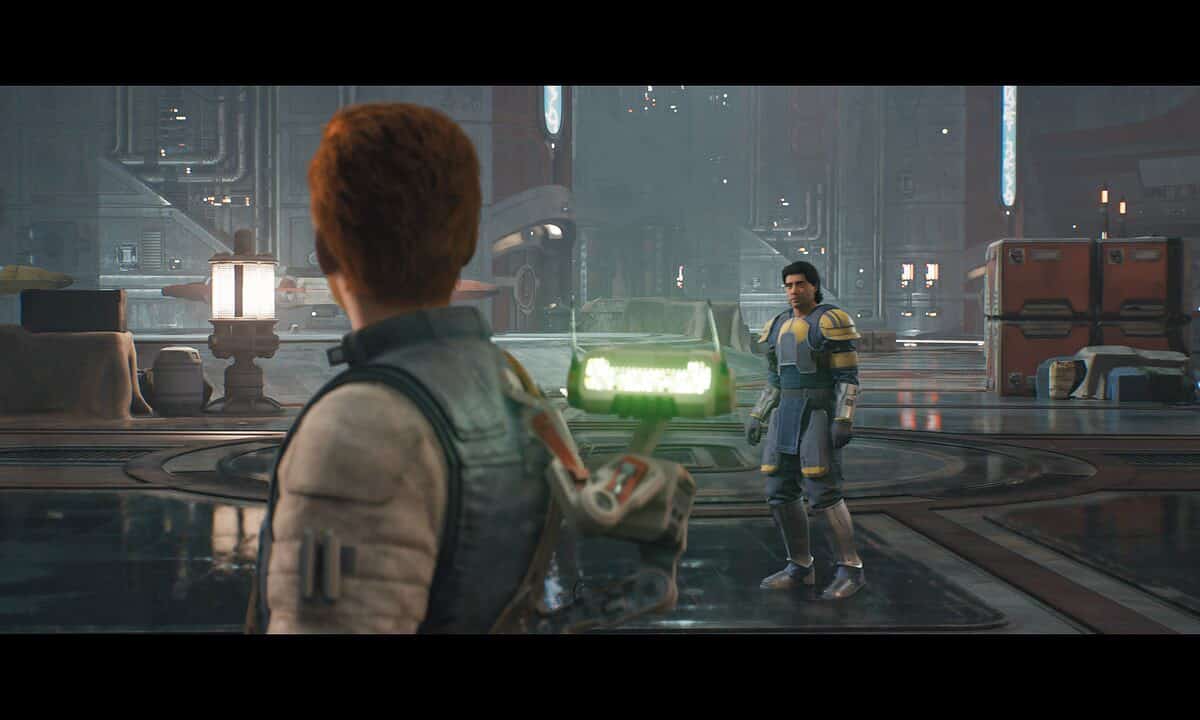 Star Wars Jedi Survivor Force powers - Cal with Bode on Coruscant.