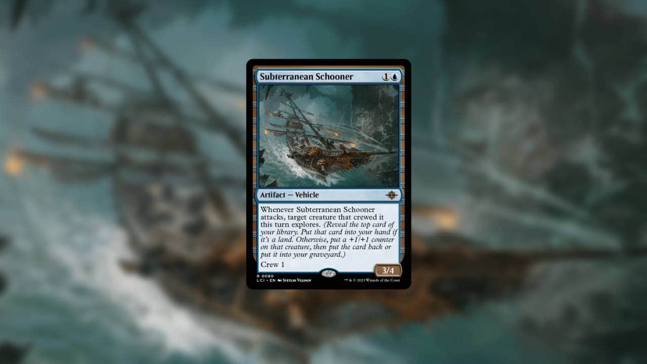 A card featuring a majestic ship sailing on the calm waters, showcasing one of the best standard decks.