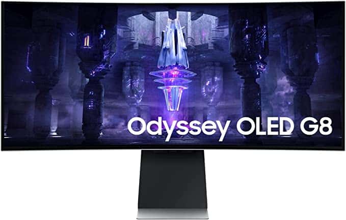 Samsung 34 inch Odyssey G85SB curved gaming monitor