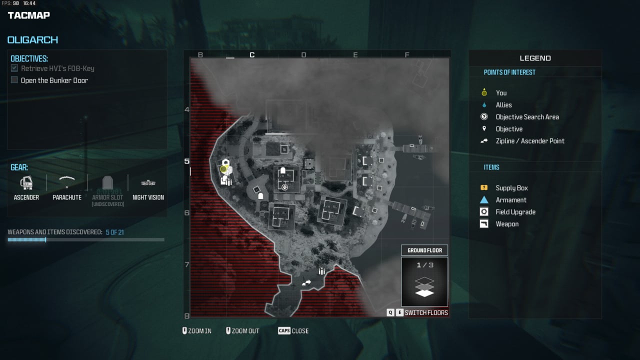 Modern Warfare 3 Oligarch: location of button to open the bunker door.