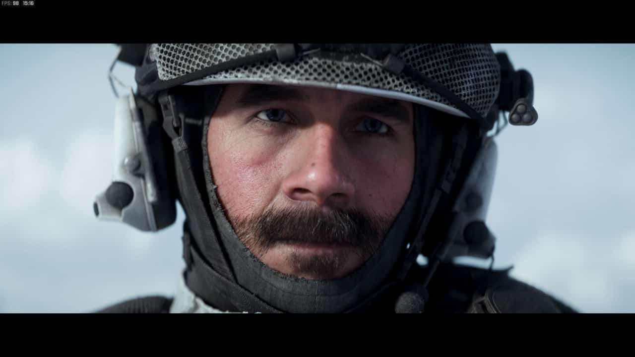 Modern Warfare 3 Gora Dam: Captain Price looking serious.