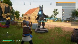 Palworld Statue of Power: Statue of Power in a player's base.