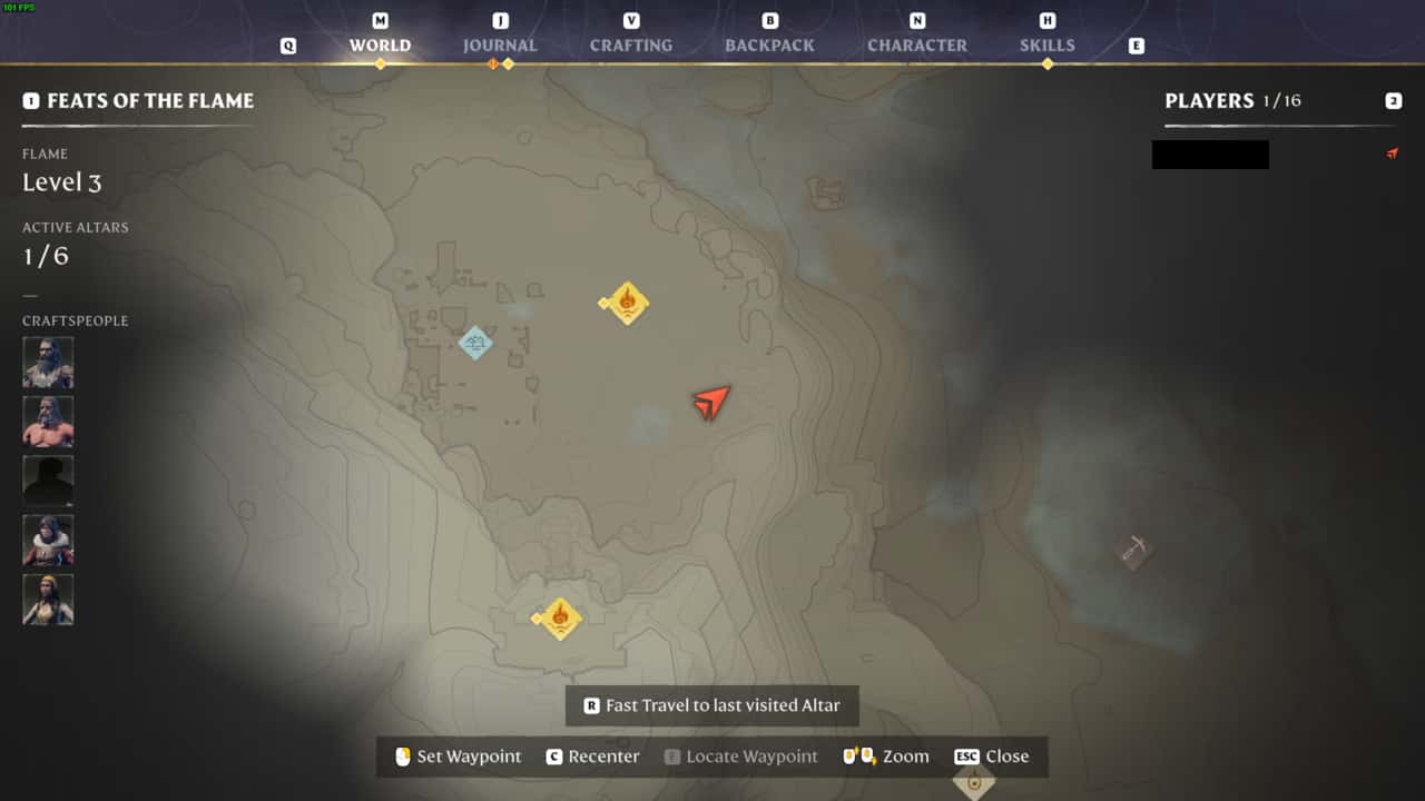 A map displaying the whereabouts of a location in Apex Legends, with Enshrouded Wax included.