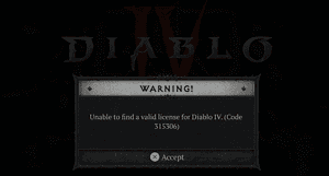 HOW TO FIX DIABLO 4 ERROR CODE 315306
