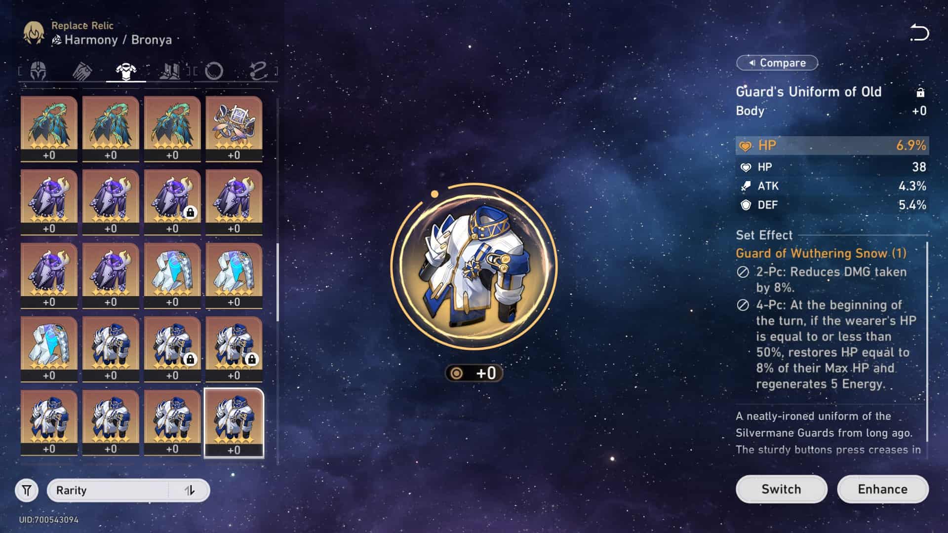 Fu Xuan best relic set in Honkai Star Rail
