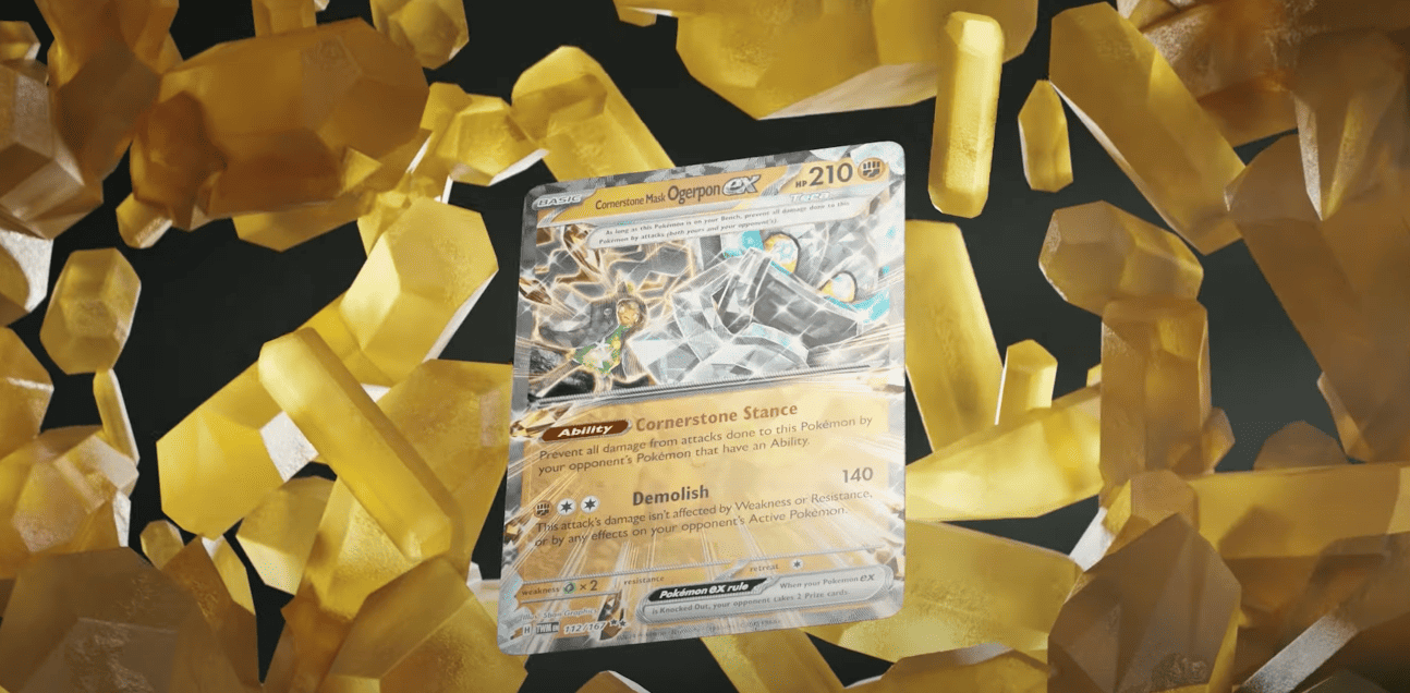 A Pokémon trading card from the Twilight Masquerade release, featuring Dugtrio depicted in a dynamic pose, surrounded by illustrated shards of light and rock.