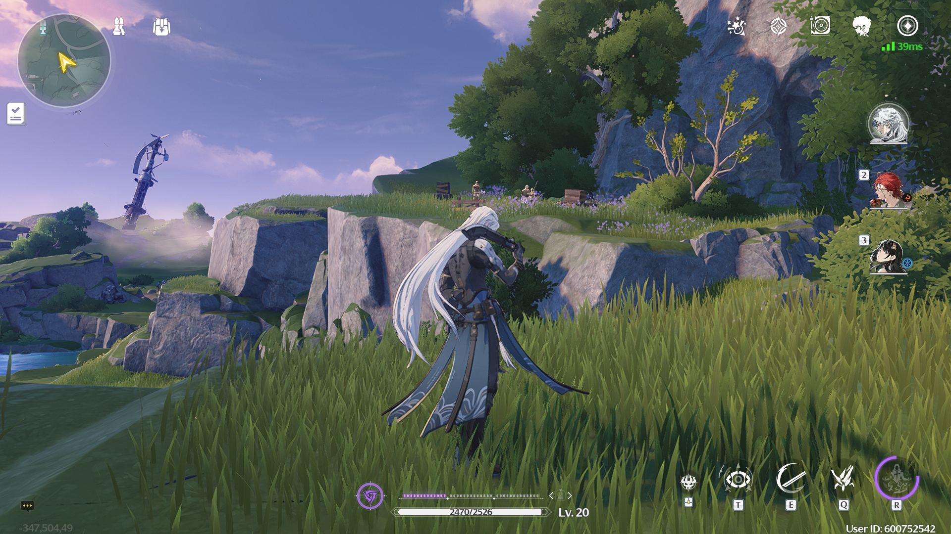 best calcharo build wuwa - a man with white hair holds a sword up to his face