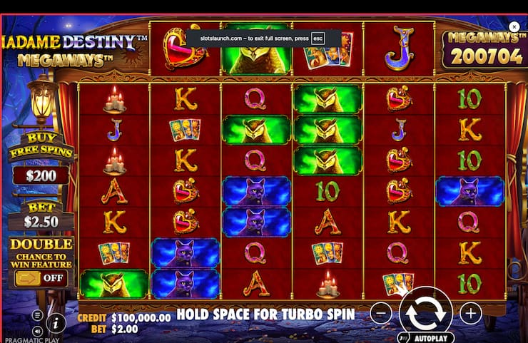 Best Megaways free slot, Madame Destiny Megaways