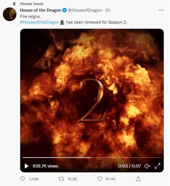 House of the Dragon Season 2 confirmed